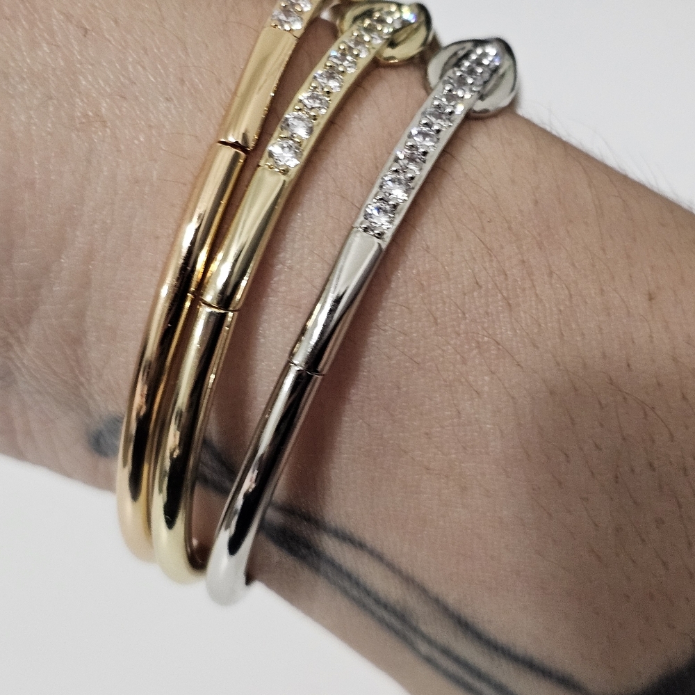 Multicolor Gold.Plated Bangle Set - image 2